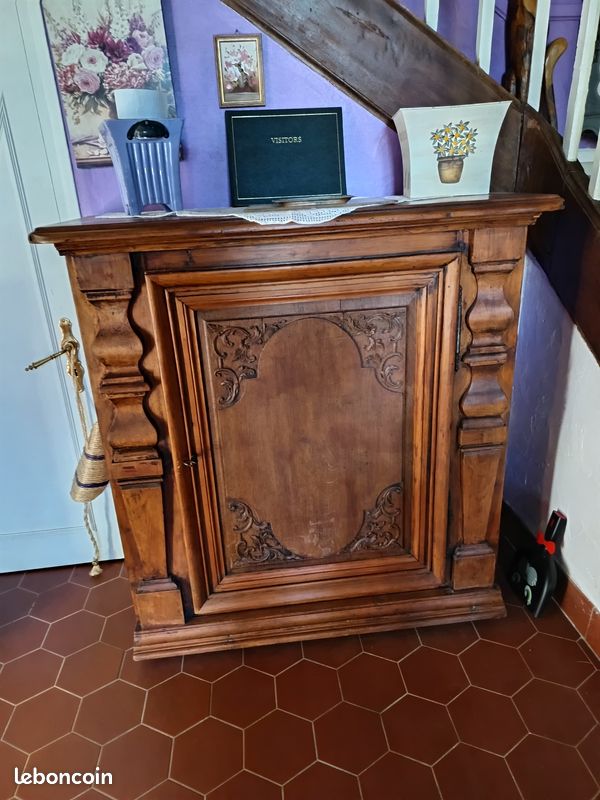 Meuble bar en bois massif (image 1)