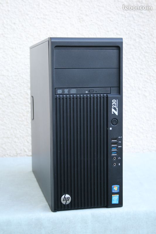 HP Z230 Tour Workstation Reconditionnée - I7-4790, 16Go RAM, 1To HDD, Nvidia K4000, Win10