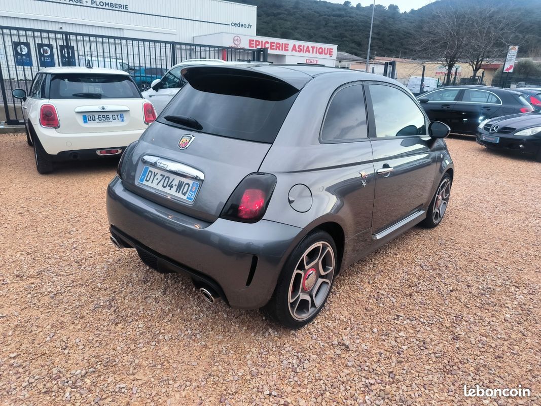 Fiat 500 Abarth 1.4 turbo 140 ch 595 véhicule français historique d'entretien complet distribution ok garantie 6 mois (image 5)