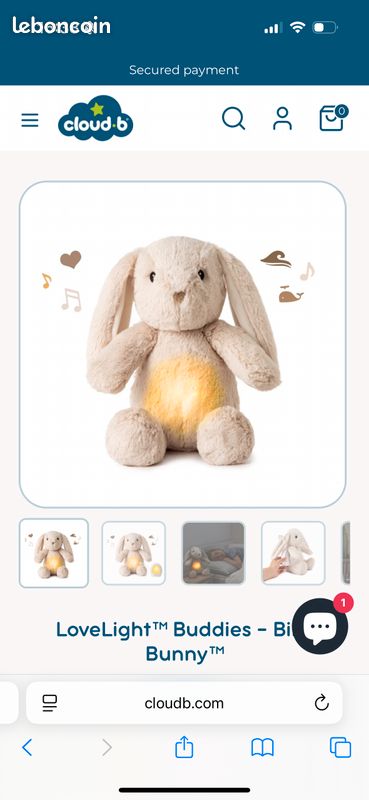 Doudou Cloud b Équipement bébé