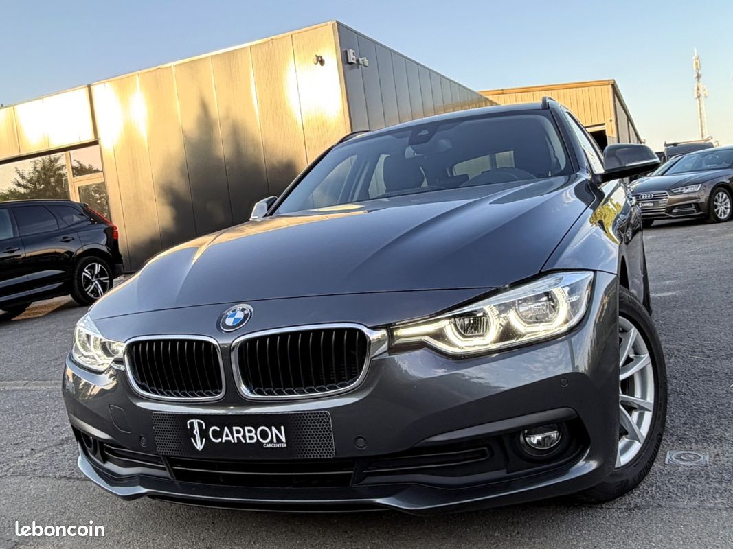 BMW SERIE 3 TOURING F31 LCI2 318d BVA8 PARFAIT ETAT/CUIR/CAMERA/FULL LED/NAVI PRO/HISTO BMW/GARANTIE (image 2)