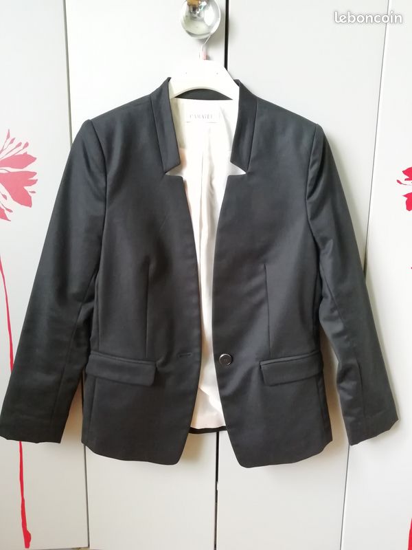 Blazer noir Camaieu (image 1)