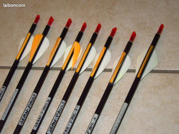 Flèches De Chasse Carbone SP400-1000 - 32 24T, Ailettes, ID4.2mm