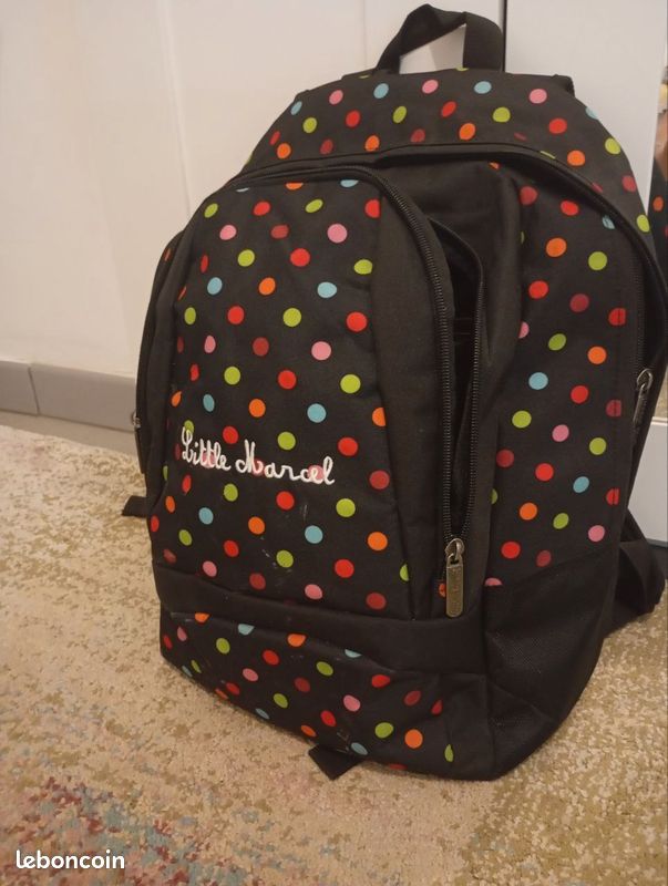 Little Marcel Sac A Dos A Pois Sac A Dos Little Marcel