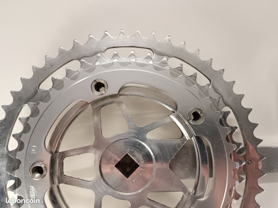 Motodak Stronglight Pédalier Route Impact Triple 9-10v 50/40/30 Axes Adulte Unisexe, Argenté, 30/40/50T x 172.5mm