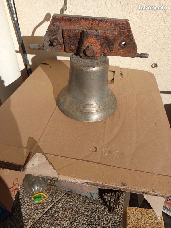 Ancienne Cloche De Vélo En Bronze - Italie - Années 50 - Sonnette Vintage