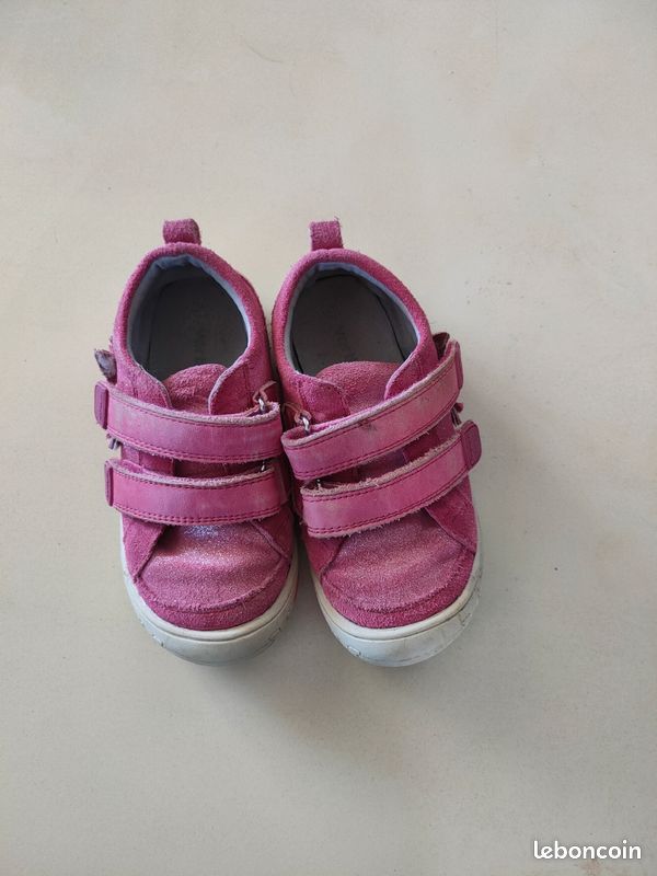Baskets cuir Verbaudet taille 26 (image 1)