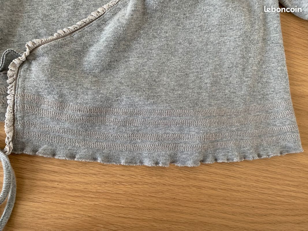 Gilet River Woods En Laine - Taille 38 (M), Gris, Style 3 En 1, Très Bon état