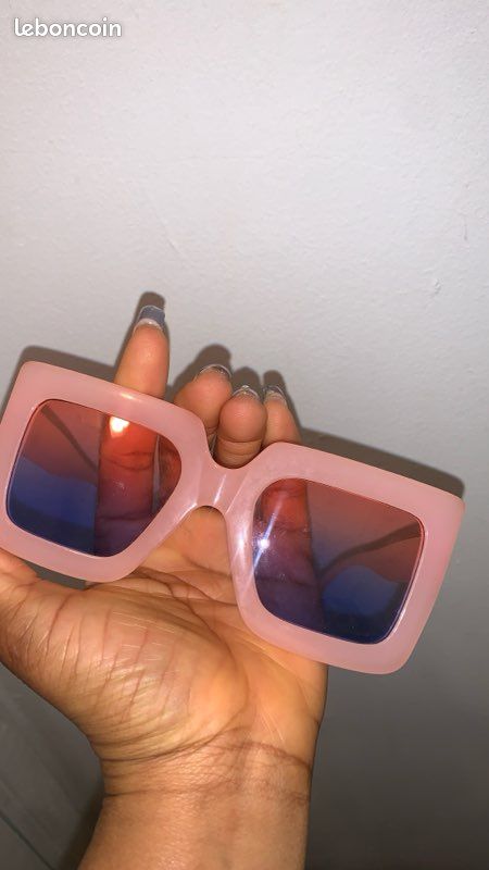 ✨ Lunettes de Soleil Oversize Roses – Tendance ✨ (image 3)