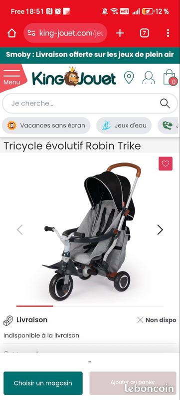 Robin Trike Porteur Tricycle Folding Tricycle Smoby Tricycle Robin