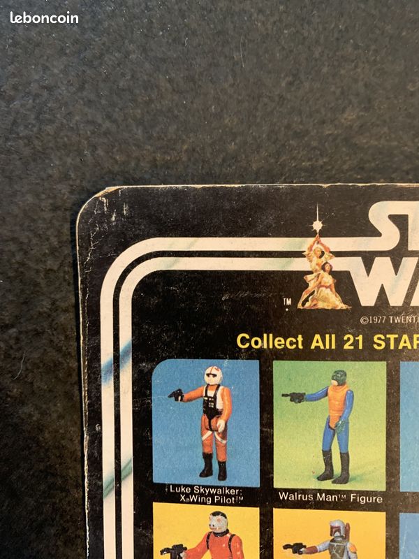 RARE Star Wars Vintage 1977 Hammerhead 21 Back SW Original Card TRES BON  ETAT - Collection