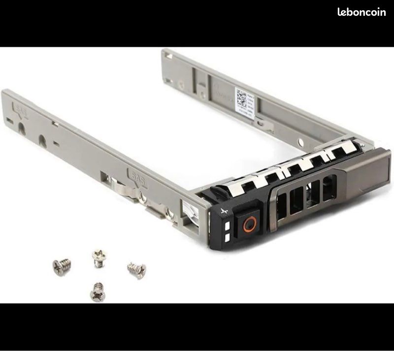 Caddy / Chariot disque dur 2,5" Dell 0G176J SAS/SATA R820 R720 R620 R520 (image 1)
