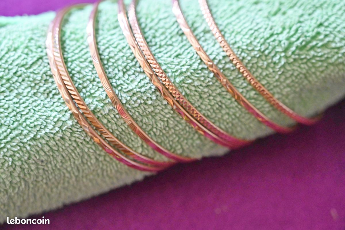 Bracelet semainier en Laiton doré (image 3)