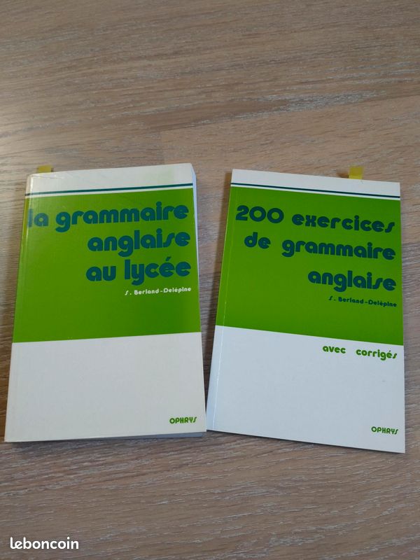 La grammaire anglaise au lycée (image 1)