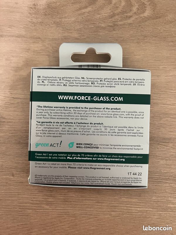 Protection appareil photo IPhone 13 Pro (Marque FORCE GLASS) (image 2)