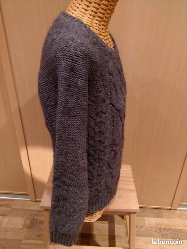 Pull gris ETAM (image 3)