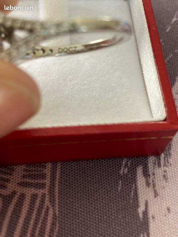 Bague zirconium argent (image 7)