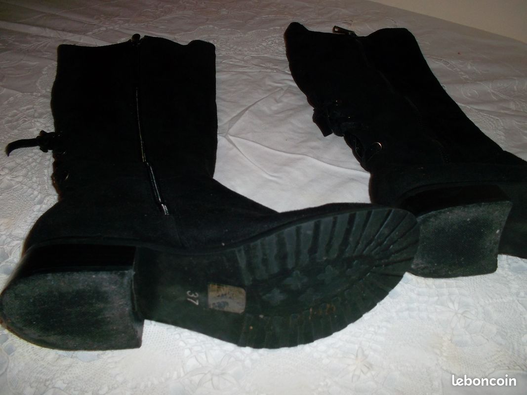 Bottes en daim pointure 37 (image 4)