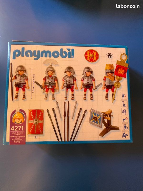 Figurine Playmobil - Centurion Romain - Neuf - Ref PL21 - Collection Romains