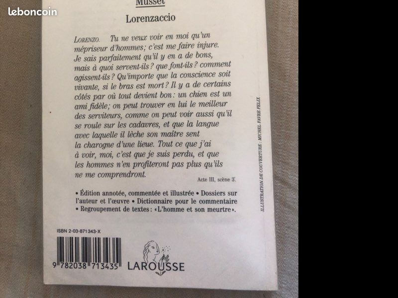Livre Lorenzaccio (image 2)