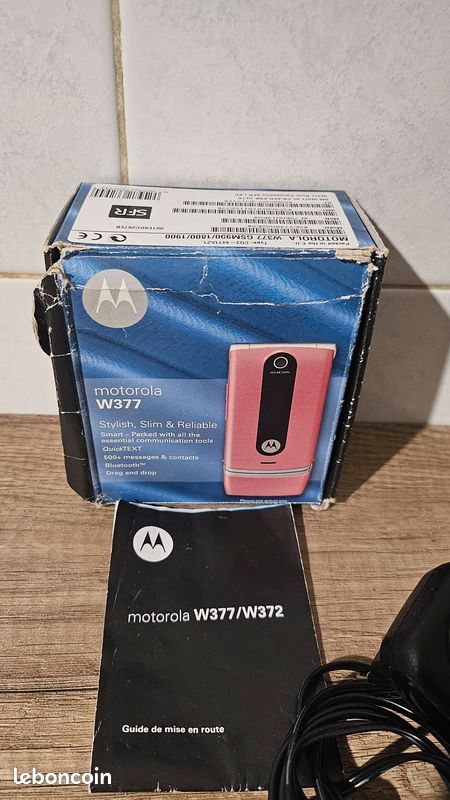 Téléphone motorola W377 - rose - vintage (image 6)