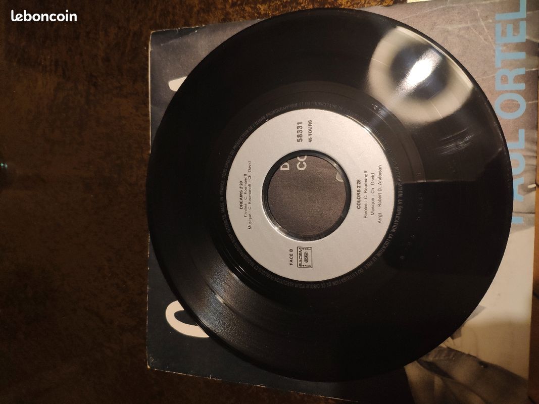 45 tours vinyle Paul Ortel - O America (image 4)