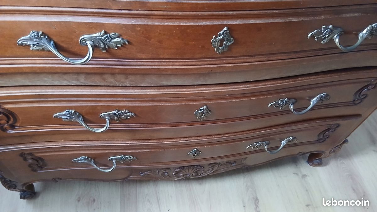 Commode louis xv merisier (image 4)