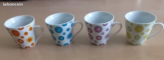 Vintage 4 tasses LBVYR (image 1)