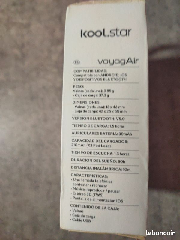 Écouteur bluetooth VoyagAir (image 3)