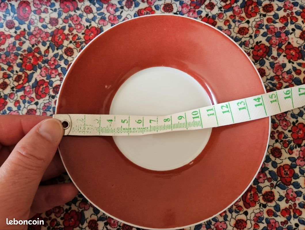 12 tasses à thé Limoges unique 1930 (image 9)