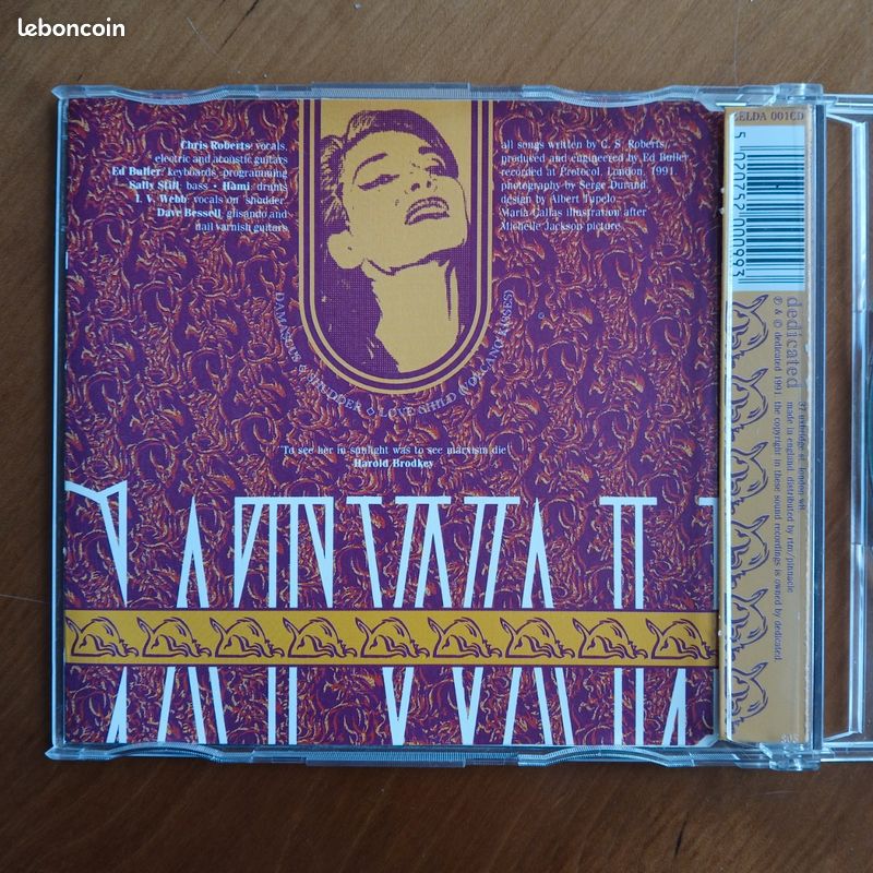 CD EP "Damascus" de CATWALK, Dedicaced 1991 (image 2)
