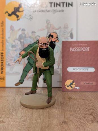 Figurine Tintin – Collection Officielle – N°103 Wronzoff – Résine