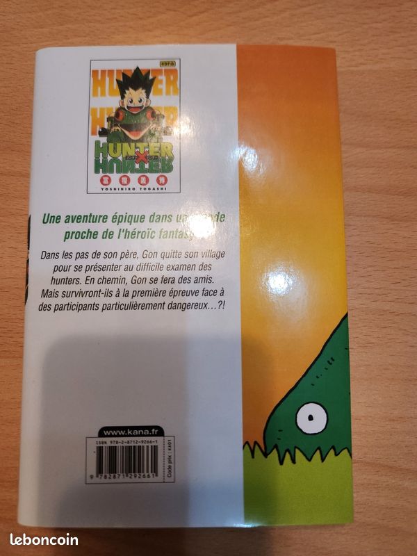 Manga hunter x hunter tome 1 (image 3)