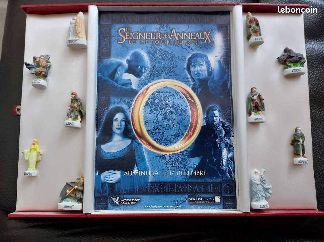 Lot De Figurines Eaglemoss - Le Seigneur Des Anneaux : Le Retour Du Roi - Coffret Fèves Porcelaine - État Parfait