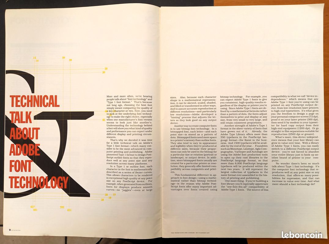 FONT & FUNCTION Fall 1989 et Spring 1990- The Adobe Type Catalog (image 5)