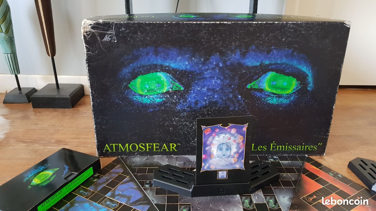 Jeu De Société Vintage Atmosfear Les Émissaires - Mattel 1995, à Partir De 12 Ans