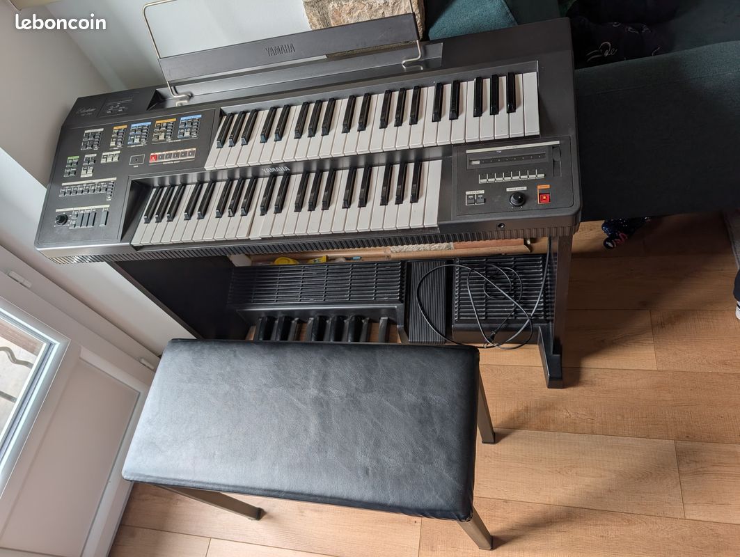 🎹Orgue Yamaha double clavier + banc + pédalier – 50 (image 1)