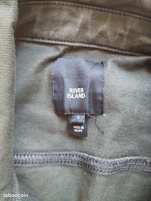 Veste jean kaki (image 2)