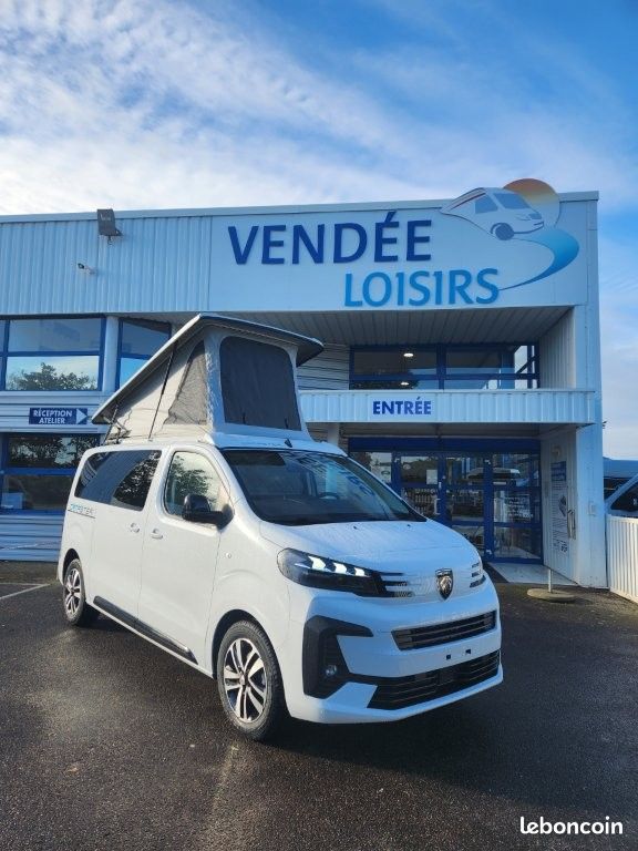 Van Aménagé POSSL Campster sur Peugeot Traveller en boite Mécanique 145 cv avec toit relevable en PROMO (image 1)