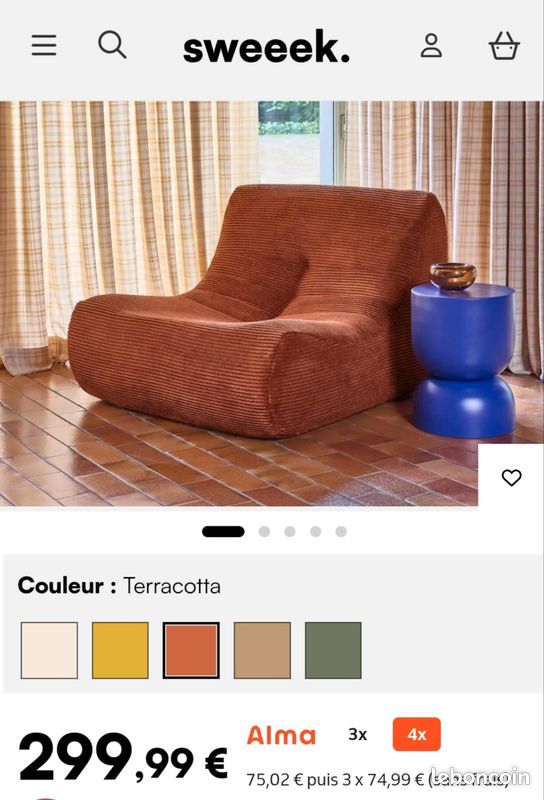 Canapé chauffeuse (image 4)