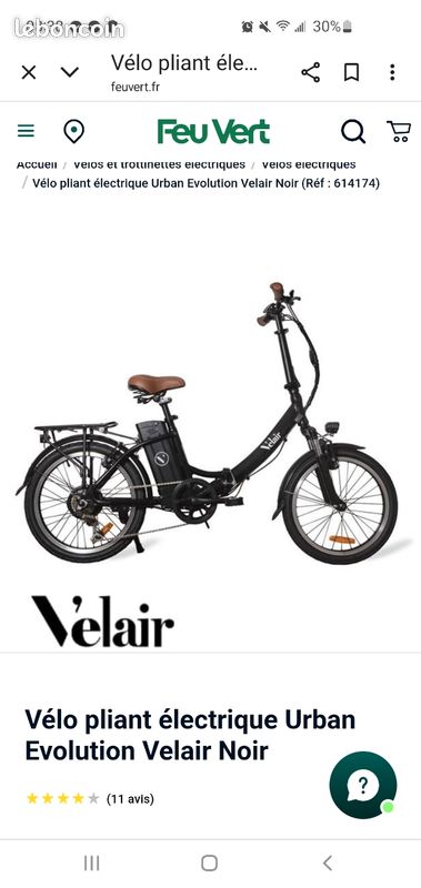 Velair Velo Pliant Feu Vert Vélo Pliant Avis VÃ©lo Ã©lectrique Feu