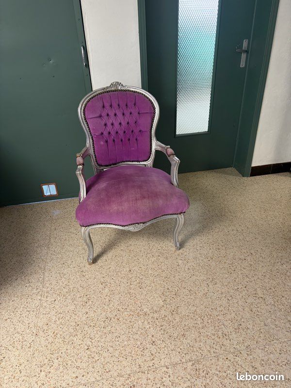 Fauteuil de style baroque / Louis XV (image 1)