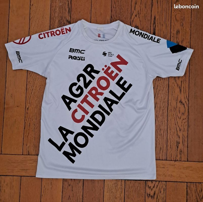 Cyclisme Ag2r La Mondiale Citroen Maillot Maillot Officiel AG2R