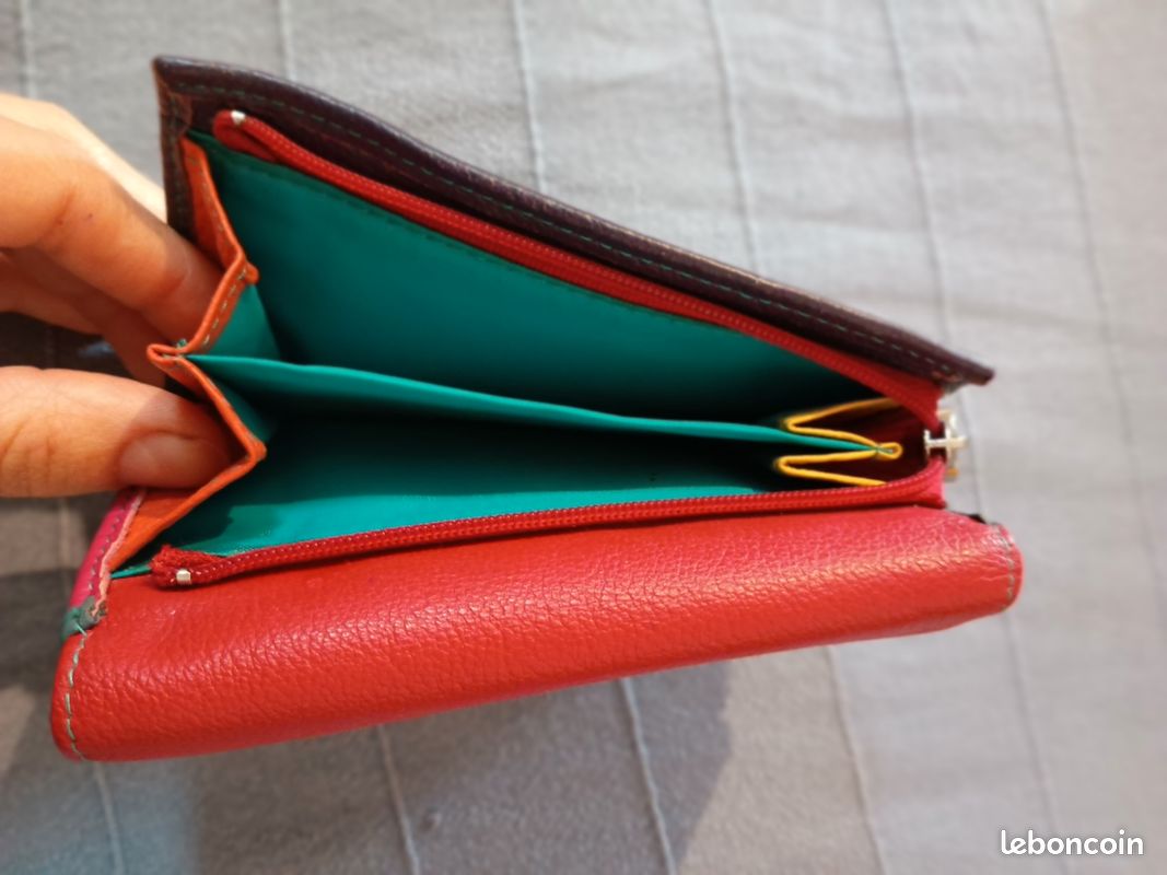 Portefeuille Homme Francinel En Cuir – Vintage – État D'usage (bon état)