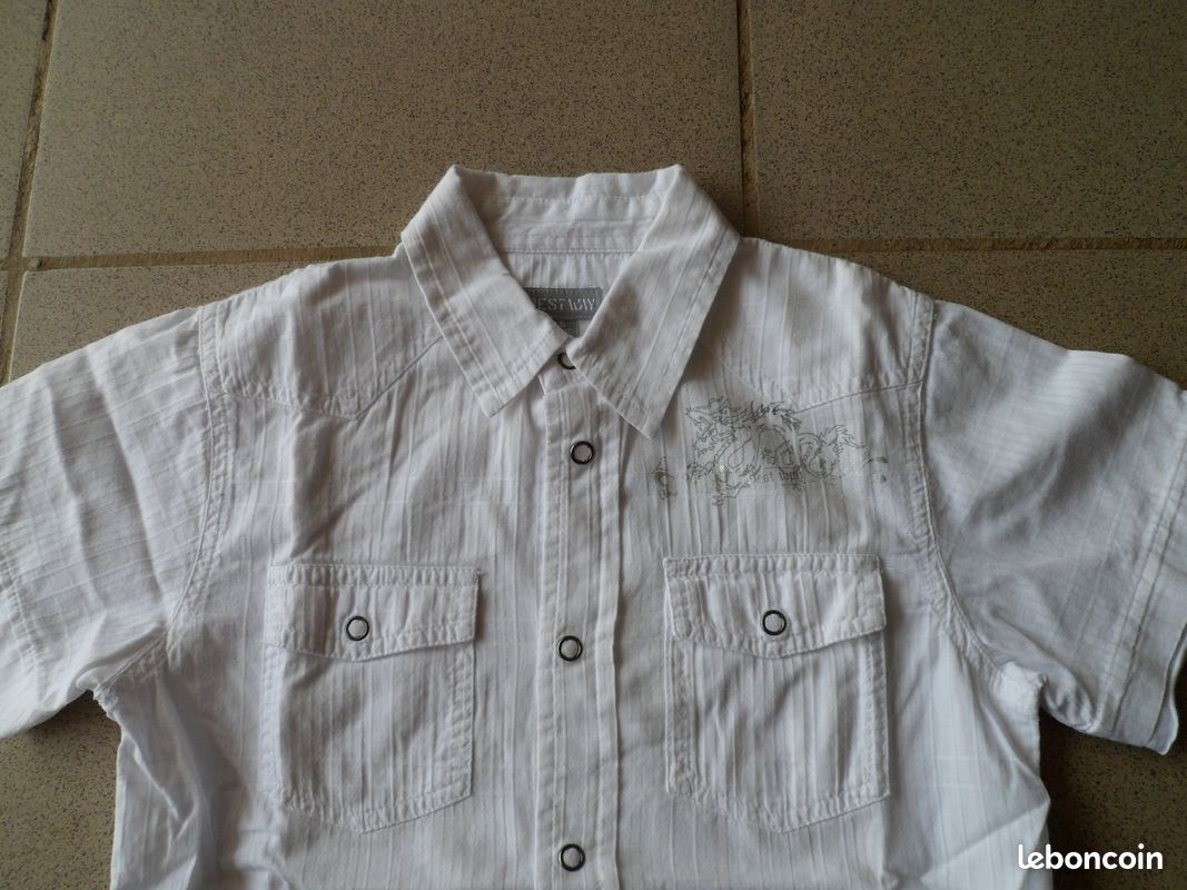 Chemise blanche T 6 ans (image 2)