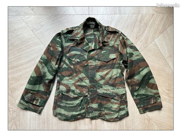 VESTE CAMOUFLAGE LEZARD Pays D'afrique / Africa Vintage Camo Jacket
