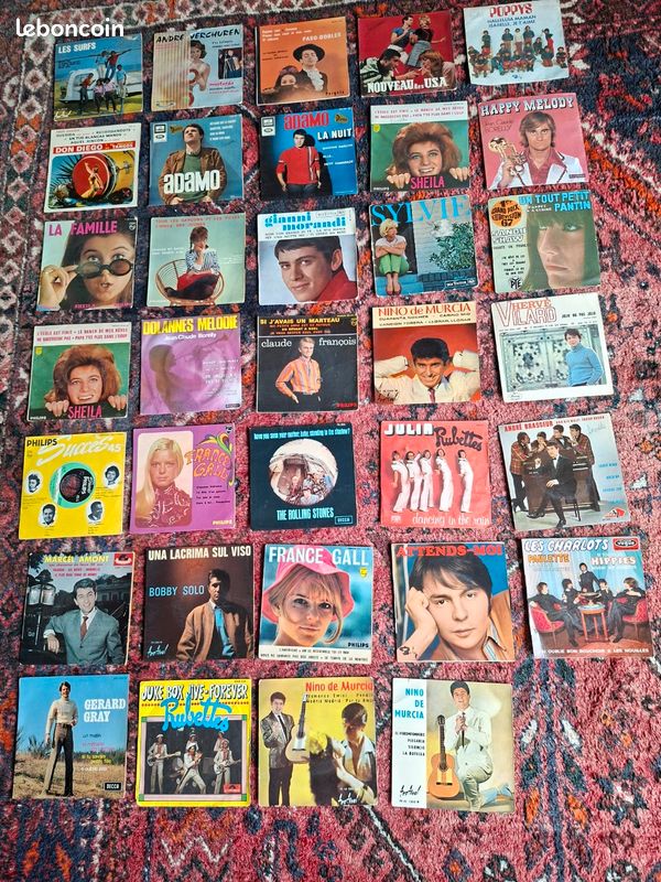 Disques vinyles 45 et 33 tours (image 1)