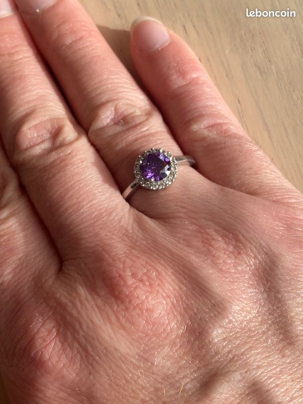 bague christian dior tribale perle et strass 53 metal