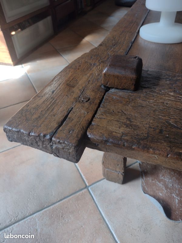 Grande table basse ancienne Indonésienne (image 13)