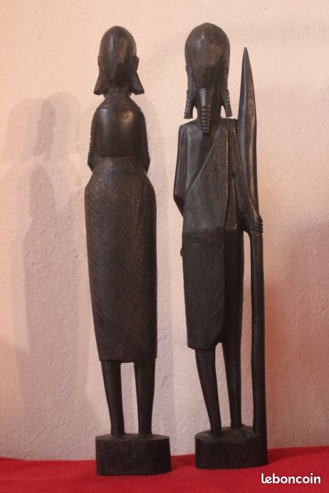 Couple grandes Statues africaines (image 5)
